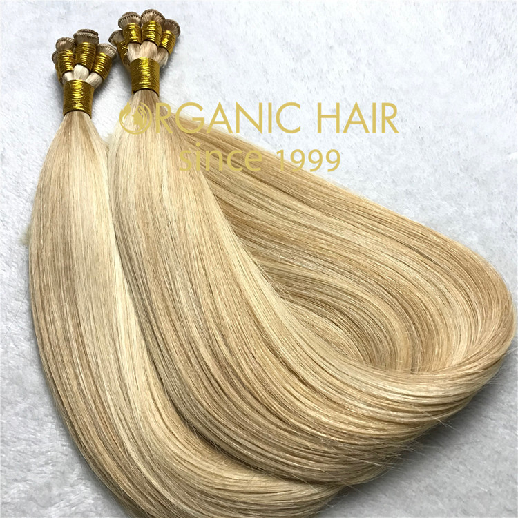 Best remy human hair extensions--hand tied weft  C94